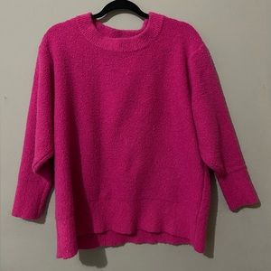 Zara Knit hot pink sweater. Size M